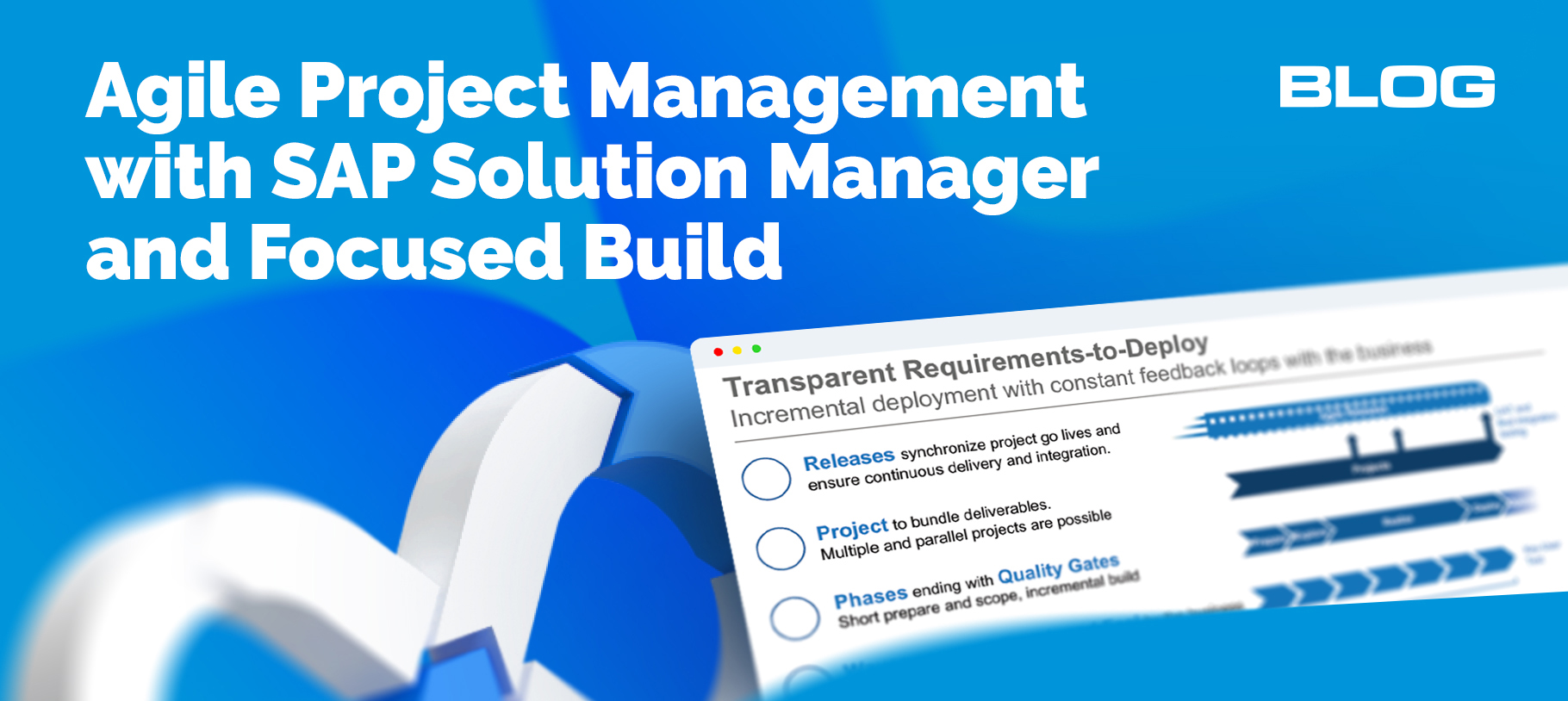 Agile Project Management With SAP Solution Manager And Focused Build